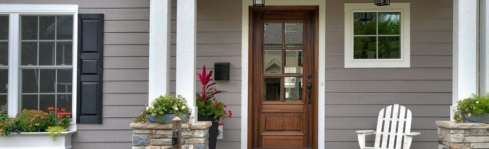 close up image of a home with new siding